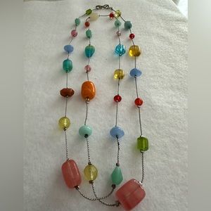 Lia Sophia Long Necklace multicolor N37